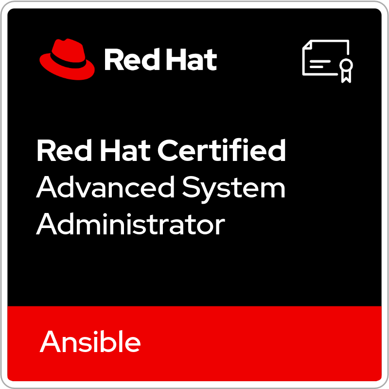 Red Hat Certified Specialist in Ansible Automation