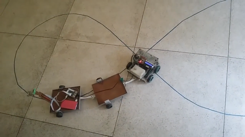 Fully automated articulated vehicle prototype